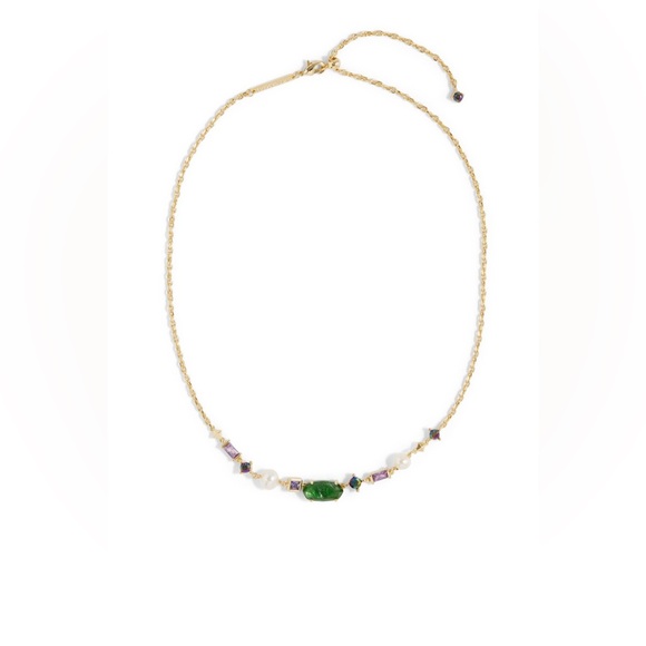 KENDRA SCOTT *NWT* Madelyn Strand Necklace in Gold/Multi Mix - Picture 3 of 9